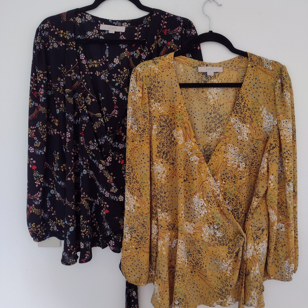 LOFT | Wrap blouse bundle